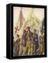 Young and Old Stand Together with Pride as Members of the Requetes the Carlist Militia Movement-Carlos S. De Tejada-Framed Stretched Canvas