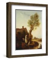 Young Anglers-Edmund Bristow-Framed Giclee Print
