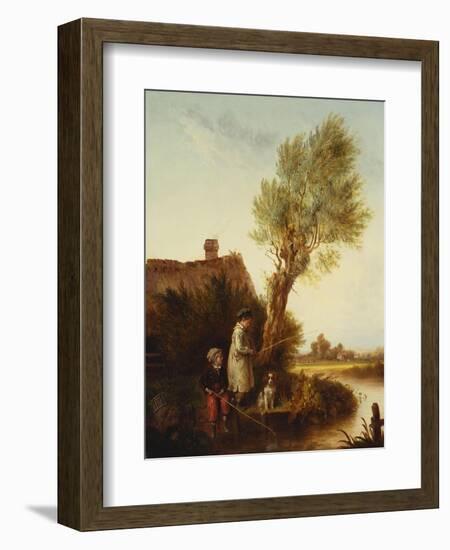 Young Anglers-Edmund Bristow-Framed Giclee Print