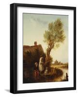 Young Anglers-Edmund Bristow-Framed Giclee Print