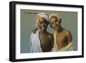 Young Arabs, Postcard Sent on 9 September 1913-French Photographer-Framed Giclee Print