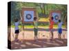 Young Archers, 2012-Andrew Macara-Stretched Canvas