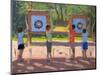 Young Archers, 2012-Andrew Macara-Mounted Giclee Print