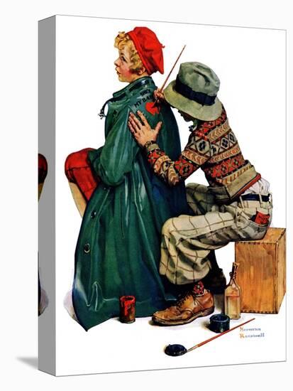 "Young Artist" or "She's My Baby", June 4,1927-Norman Rockwell-Stretched Canvas