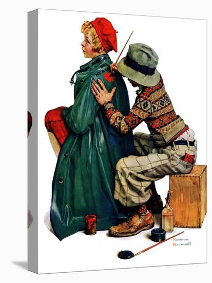 "Young Artist" or "She's My Baby", June 4,1927-Norman Rockwell-Stretched Canvas