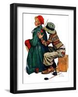 "Young Artist" or "She's My Baby", June 4,1927-Norman Rockwell-Framed Giclee Print