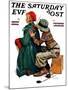 "Young Artist" or "She's My Baby" Saturday Evening Post Cover, June 4,1927-Norman Rockwell-Mounted Giclee Print