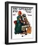 "Young Artist" or "She's My Baby" Saturday Evening Post Cover, June 4,1927-Norman Rockwell-Framed Giclee Print