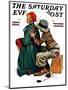 "Young Artist" or "She's My Baby" Saturday Evening Post Cover, June 4,1927-Norman Rockwell-Mounted Giclee Print
