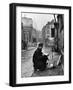 Young Artist Paints Sacre Coeur from the Ancient Rue Narvins-Ed Clark-Framed Premium Photographic Print