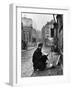 Young Artist Paints Sacre Coeur from the Ancient Rue Narvins-Ed Clark-Framed Premium Photographic Print