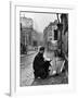 Young Artist Paints Sacre Coeur from the Ancient Rue Narvins-Ed Clark-Framed Photographic Print