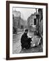 Young Artist Paints Sacre Coeur from the Ancient Rue Narvins-Ed Clark-Framed Photographic Print