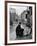 Young Artist Paints Sacre Coeur from the Ancient Rue Narvins-Ed Clark-Framed Photographic Print