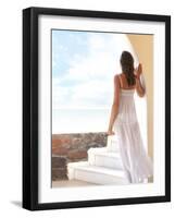 Young Attractive Woman Chilling at the Resort-shmeljov-Framed Photographic Print