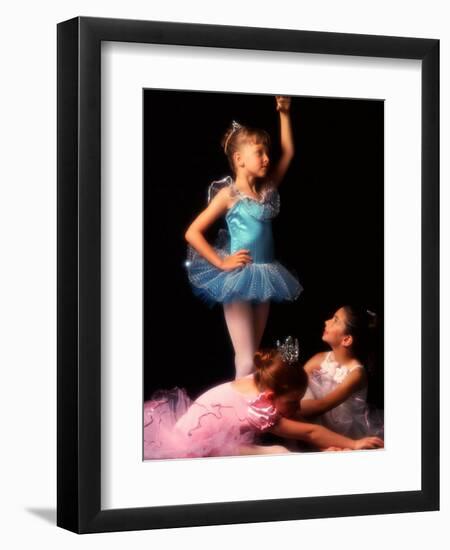 Young Ballerinas Wearing Tutus and Ballet Slippers-Bill Bachmann-Framed Premium Photographic Print