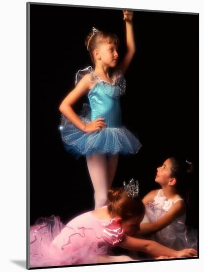 Young Ballerinas Wearing Tutus and Ballet Slippers-Bill Bachmann-Mounted Photographic Print