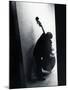 Young Bassist Member of Alexander Schneider's New York String Orchestra Tuning His Instrument-Gjon Mili-Mounted Photographic Print