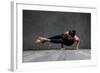 Young Beautiful Yoga Female Posing in Studio-AYakovlev-Framed Photographic Print