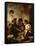 Young Beggars Playing Dice-Bartolome Esteban Murillo-Framed Stretched Canvas