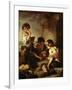 Young Beggars Playing Dice-Bartolome Esteban Murillo-Framed Giclee Print