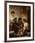 Young Beggars Playing Dice-Bartolome Esteban Murillo-Framed Giclee Print