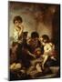 Young Beggars Playing Dice-Bartolome Esteban Murillo-Mounted Giclee Print