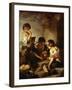 Young Beggars Playing Dice-Bartolome Esteban Murillo-Framed Giclee Print