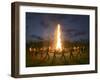 Young Belarusians Dance Around a Fire-null-Framed Photographic Print