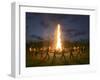 Young Belarusians Dance Around a Fire-null-Framed Photographic Print