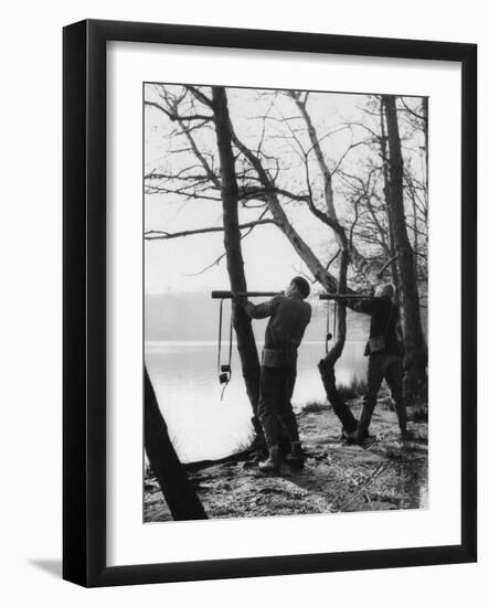 Young Birdwatchers-null-Framed Photographic Print