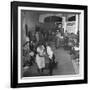 Young Black Couple Dancing Like Mad in the Center of Dance Floor at the Savoy Hotel-Eric Schaal-Framed Photographic Print
