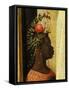 Young Black Page of King Gaspard with Apple on Head, from Adoration of the Magi, Tripytch-Hieronymus Bosch-Framed Stretched Canvas