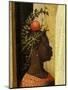 Young Black Page of King Gaspard with Apple on Head, from Adoration of the Magi, Tripytch-Hieronymus Bosch-Mounted Giclee Print