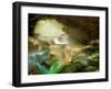 Young Blonde Mermaid-tosher-Framed Art Print