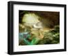 Young Blonde Mermaid-tosher-Framed Art Print