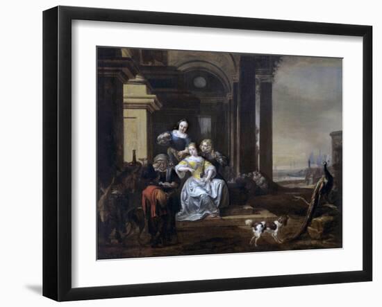 Young Blondes, 1646-55-Jan Baptist Weenix-Framed Giclee Print