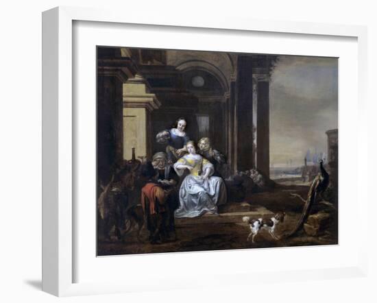 Young Blondes, 1646-55-Jan Baptist Weenix-Framed Giclee Print