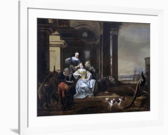 Young Blondes, 1646-55-Jan Baptist Weenix-Framed Giclee Print