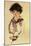 Young Boy, 1918-Egon Schiele-Mounted Giclee Print