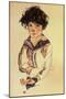 Young Boy, 1918-Egon Schiele-Mounted Giclee Print