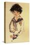 Young Boy, 1918-Egon Schiele-Stretched Canvas