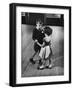 Young Boy and Girl Taking Dancing Lessons-Nina Leen-Framed Photographic Print