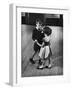 Young Boy and Girl Taking Dancing Lessons-Nina Leen-Framed Photographic Print