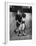Young Boy and Girl Taking Dancing Lessons-Nina Leen-Framed Photographic Print