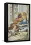 Young Boy and Girl-Jessie Willcox-Smith-Framed Stretched Canvas