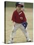 Young Boy at Short Stop During a Tee Ball Game-null-Stretched Canvas