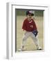 Young Boy at Short Stop During a Tee Ball Game-null-Framed Photographic Print