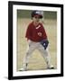Young Boy at Short Stop During a Tee Ball Game-null-Framed Photographic Print