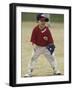 Young Boy at Short Stop During a Tee Ball Game-null-Framed Photographic Print